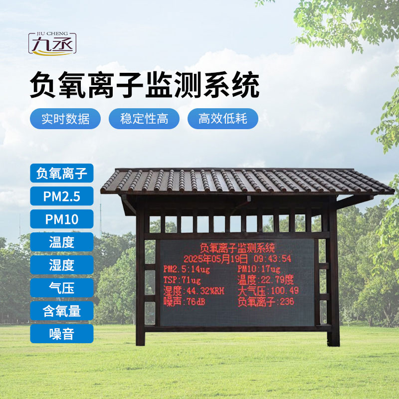 防腐木負(fù)氧離子監(jiān)測(cè)站